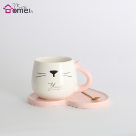 Tasse + Sous Tasse GM Pink Lovengly