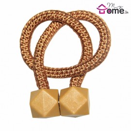 Paire Embrasse Aimant cube Bronze