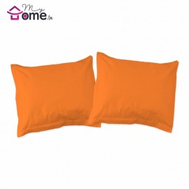 Pack 2 Taies d'oreillers Orangé