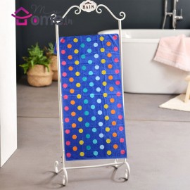 Drap de bain coton Point bleu