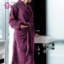 Cape de bain / peignoir Aubergine