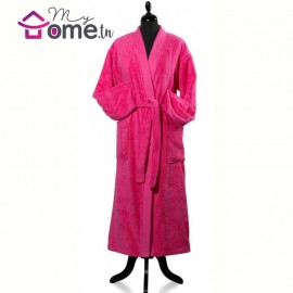 Cape de bain / peignoir Rose fuchsia