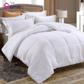 Couette 2 places unis Blanc