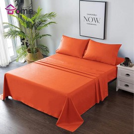 Parure de lit orange